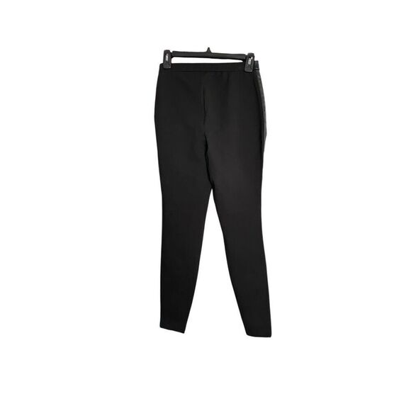 H by Holston women’s mixed media pants, faux leather Size 0 - Picture 3 of 5